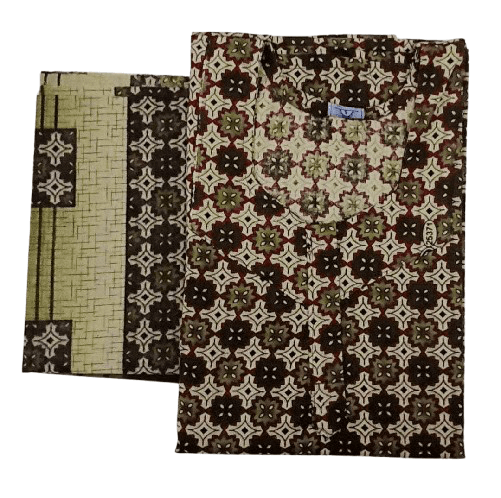 Pure Cotton Nighty with Dupatta Set – Batik Design Collection