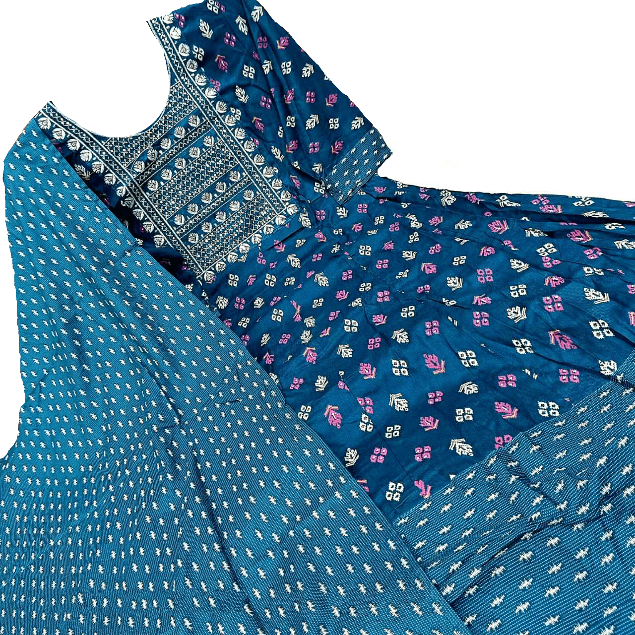Anarkali Shawl Set – Heavy Cotton Flair Collection