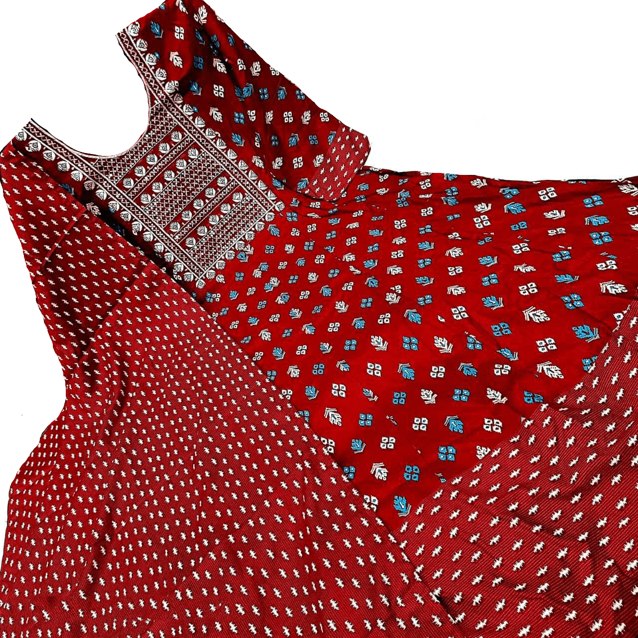 Anarkali Shawl Set – Heavy Cotton Flair Collection