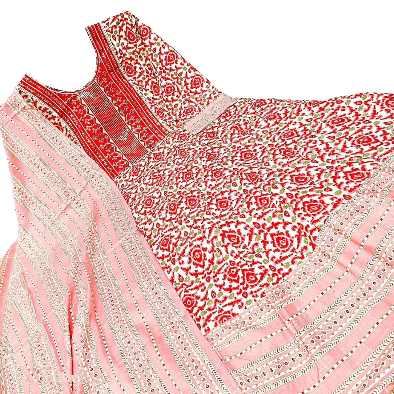 Anarkali Shawl Set – Heavy Cotton Flair Collection