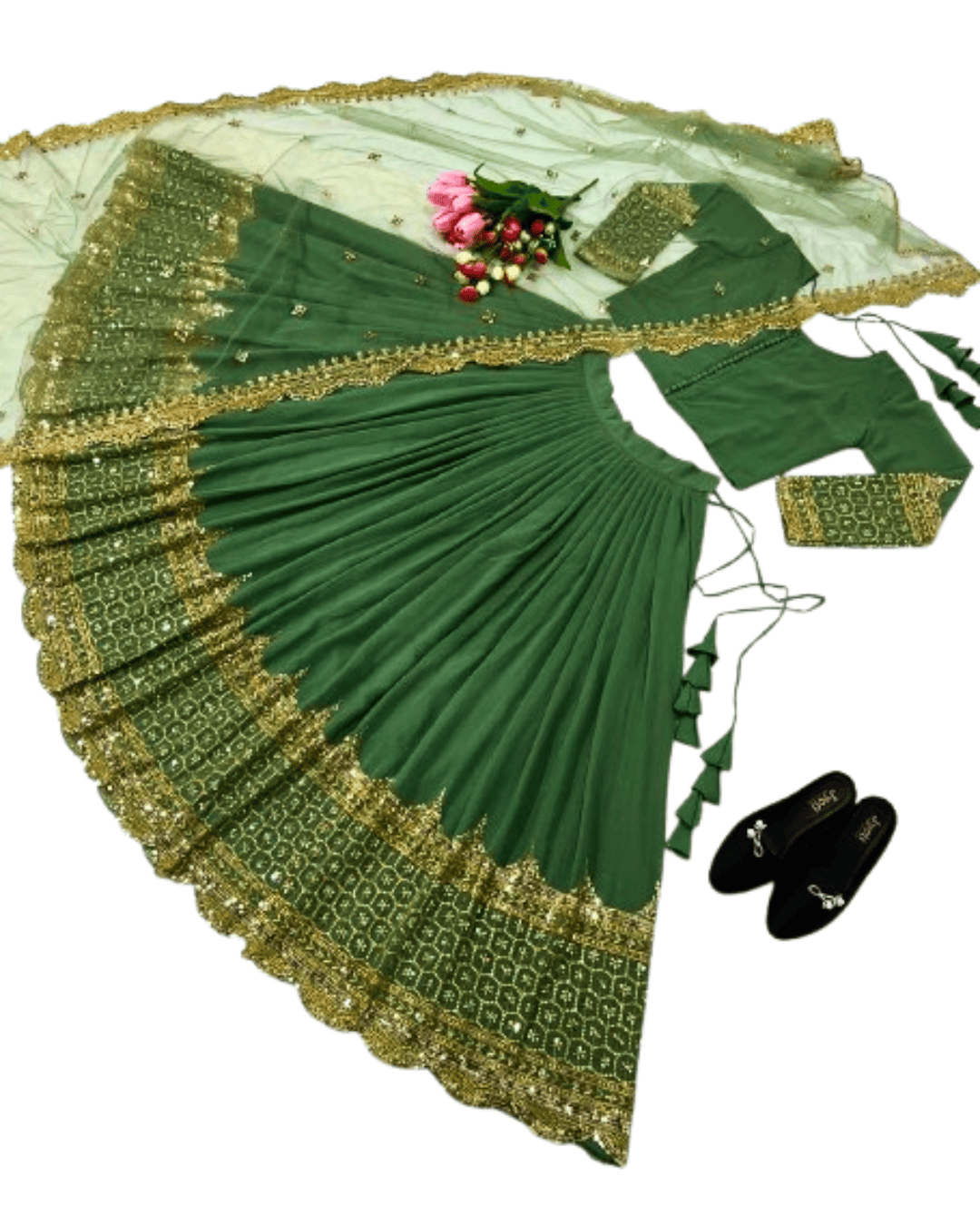 Lehenga with Choli & Dupatta
