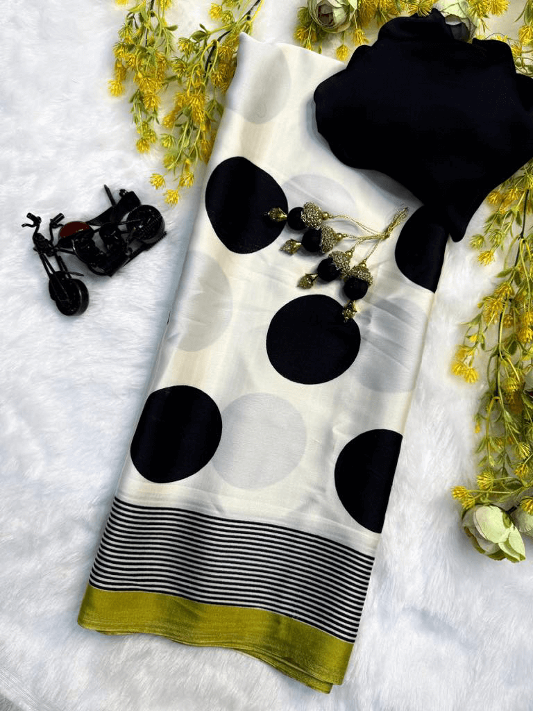 Premium Crepe Silk Saree – Designer Collection