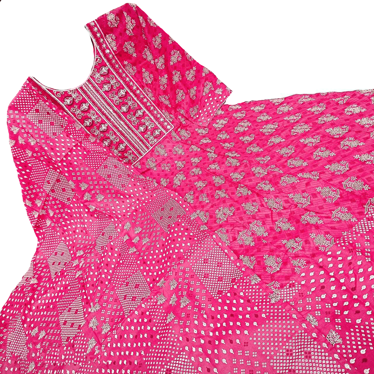 Anarkali Shawl Set – Heavy Cotton Flair Collection