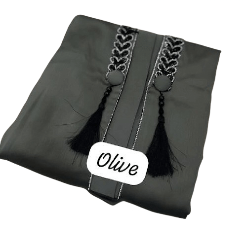 Diamond Chain Abaya – Front Open Luxury Collection