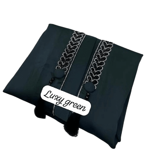 Diamond Chain Abaya – Front Open Luxury Collection