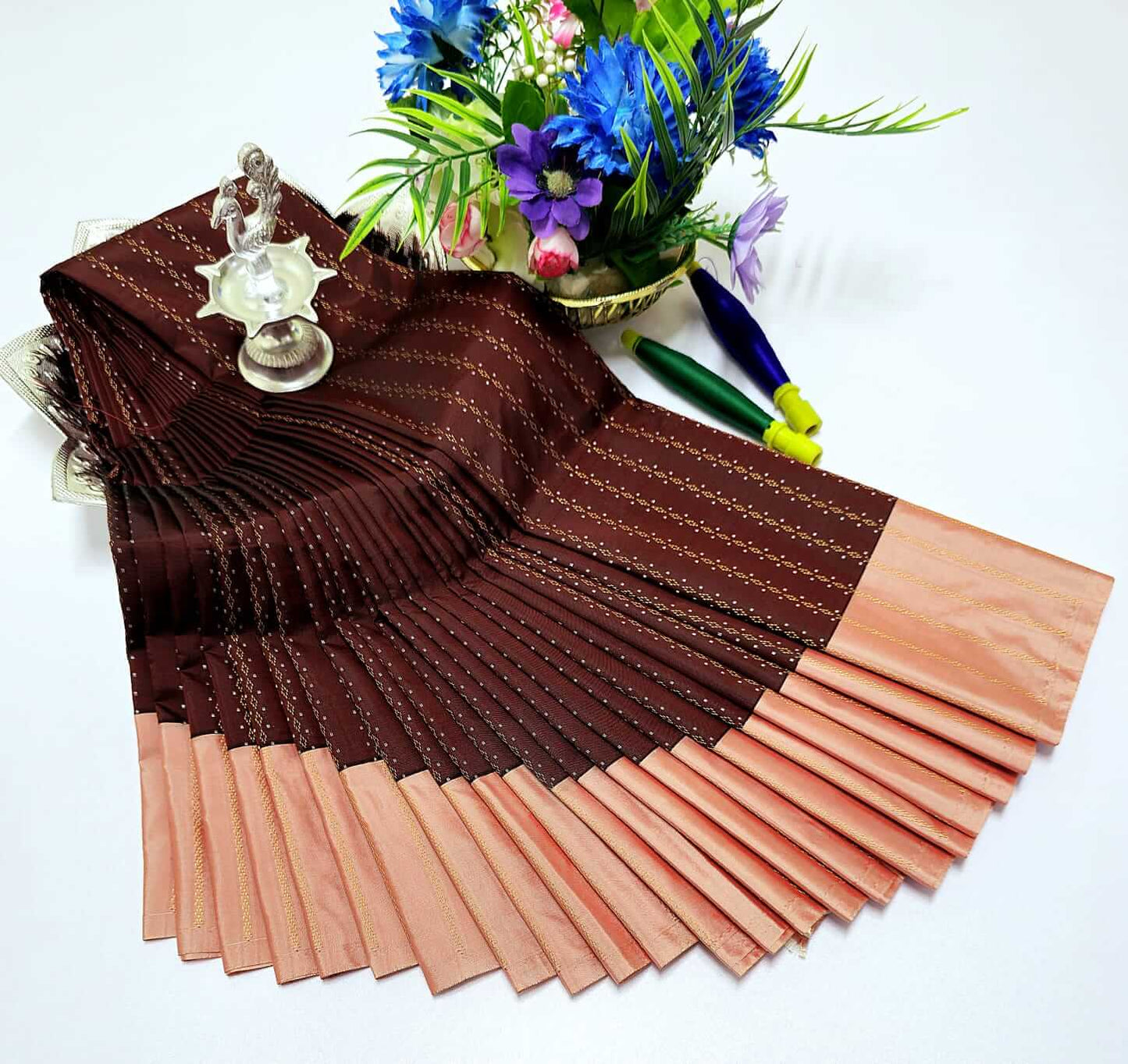 Grand Soft Silk Saree with Zari Pallu – Wedding & Party Wear