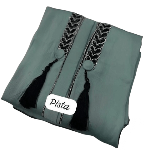 Diamond Chain Abaya – Front Open Luxury Collection