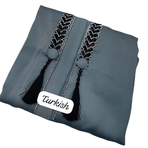 Diamond Chain Abaya – Front Open Luxury Collection