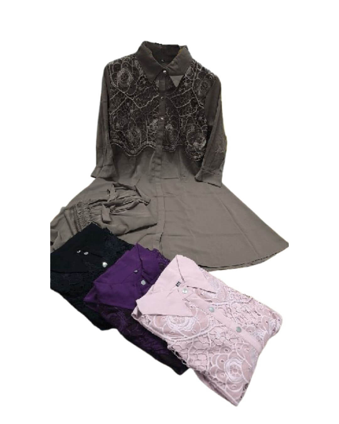 Western Co-ord Set – Heavy Cutwork Patch Collection