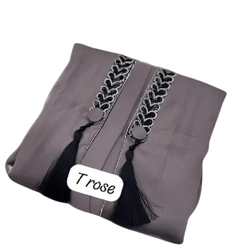 Diamond Chain Abaya – Front Open Luxury Collection