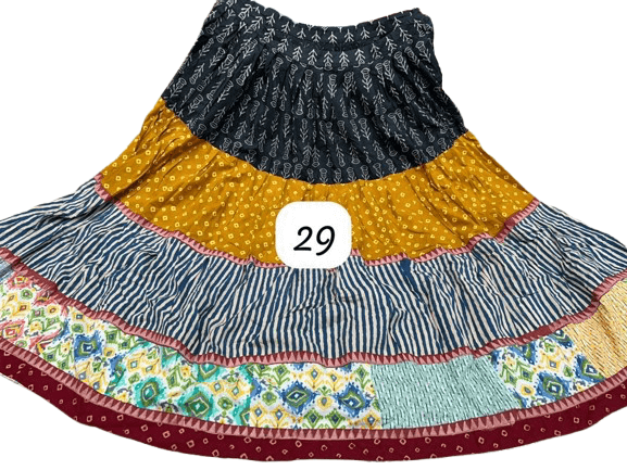 Ajrakh Elegance Skirt – 5 Meter Full Flair Collection