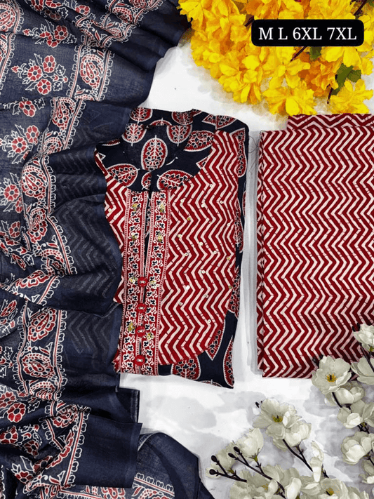 Jaipuri Anarkali Set – 100% Cambric Cotton Collection