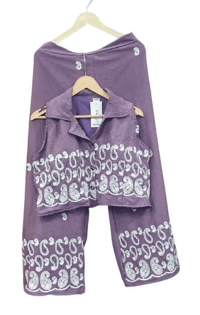 Padded Embroidery Co-ord Set – Premium Designer Collection