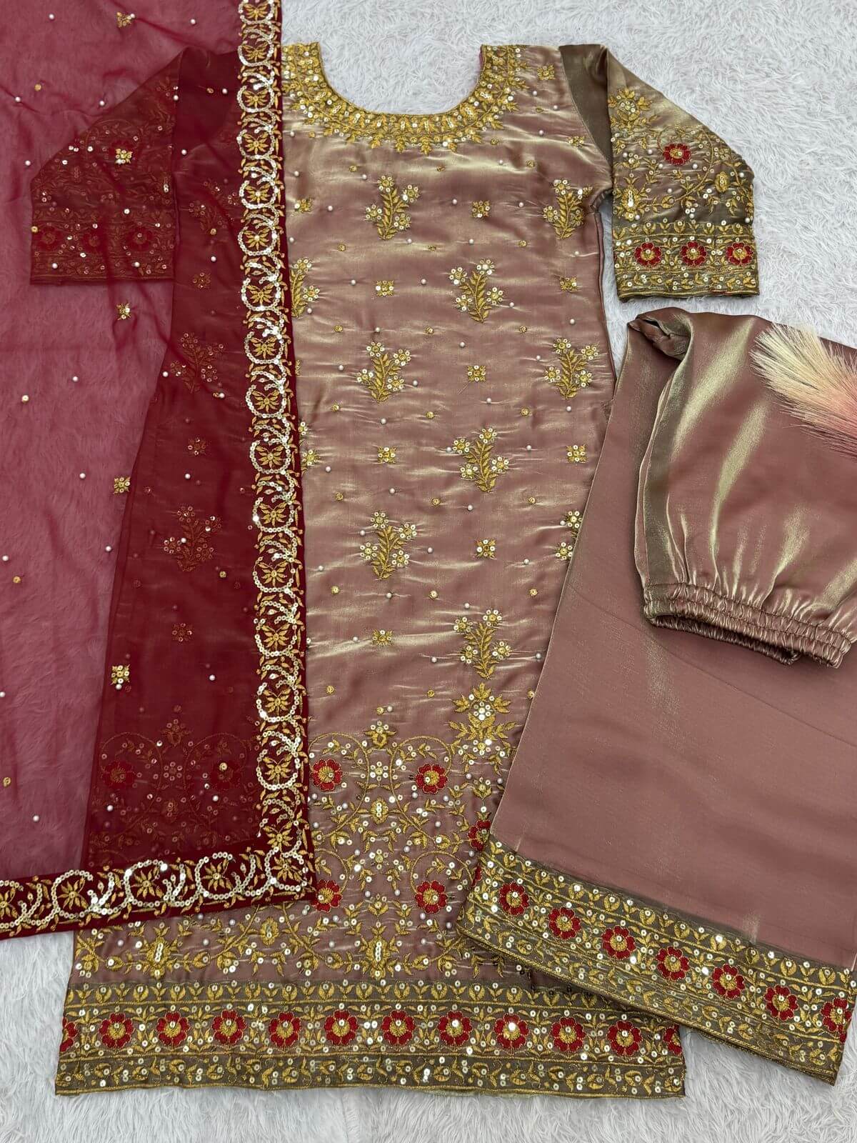 Heavy Embroidered Lehenga Choli Set with Dupatta - Bridal Collection