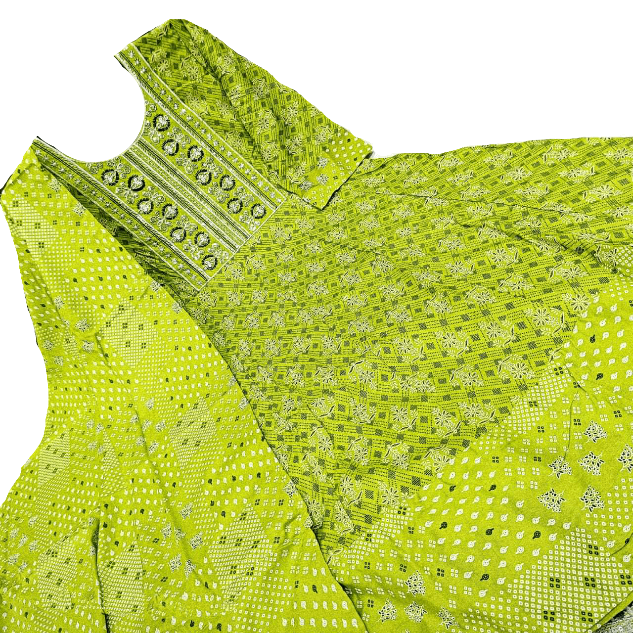 Anarkali Shawl Set – Heavy Cotton Flair Collection