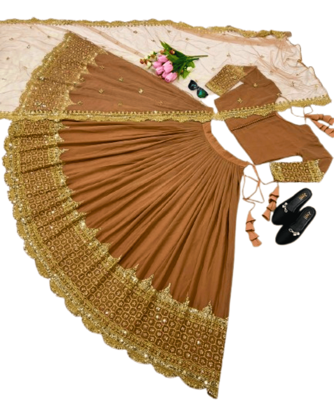 Lehenga with Choli & Dupatta
