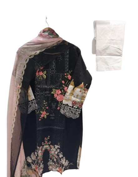 Sapphire Jazmin Lawn Suit with Chiffon Dupatta
