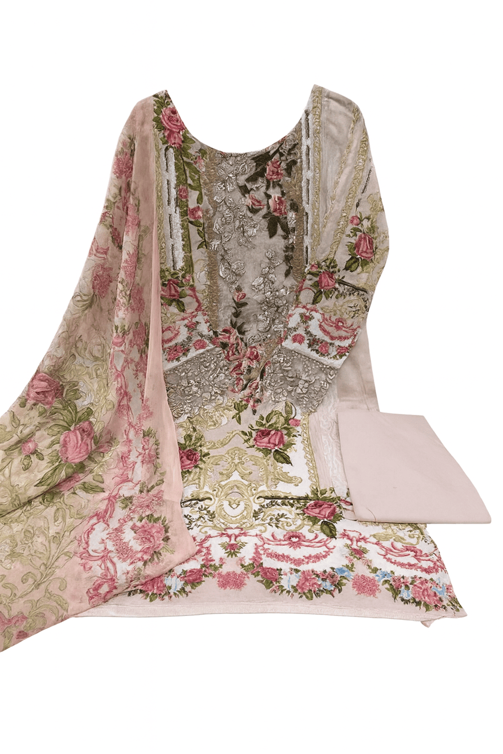 Sapphire Jazmin Lawn Suit with Chiffon Dupatta