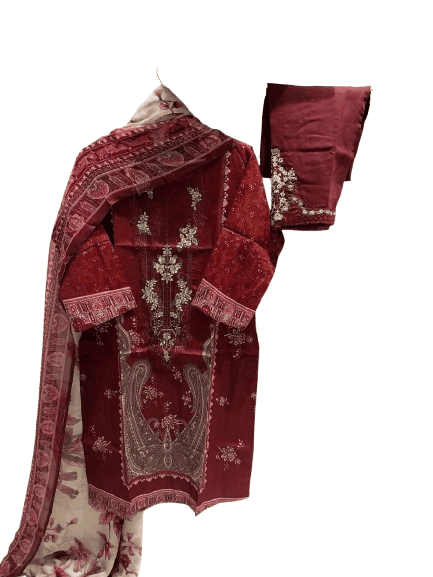 Sapphire Jazmin Lawn Suit with Chiffon Dupatta