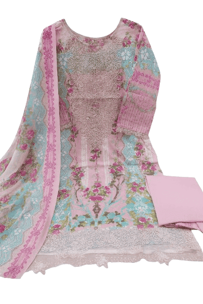 Sapphire Jazmin Lawn Suit with Chiffon Dupatta