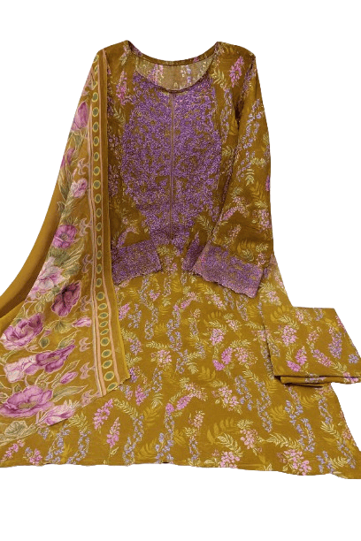 Sapphire Jazmin Lawn Suit with Chiffon Dupatta