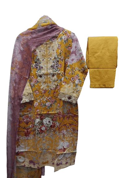 Sapphire Jazmin Lawn Suit with Chiffon Dupatta