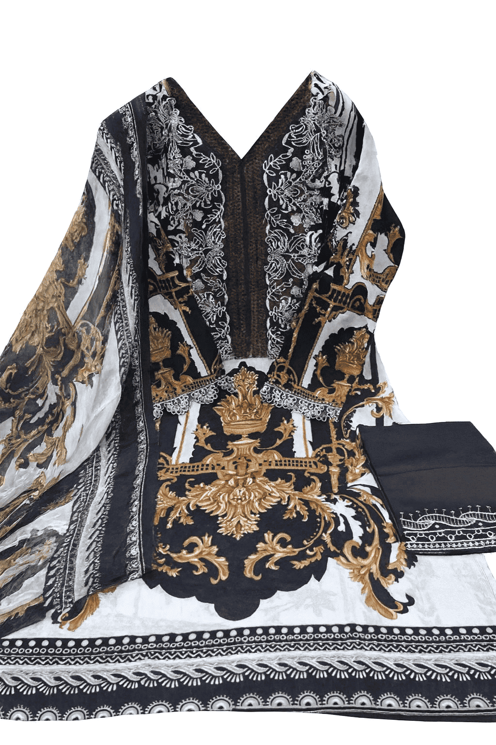 Sapphire Jazmin Lawn Suit with Chiffon Dupatta