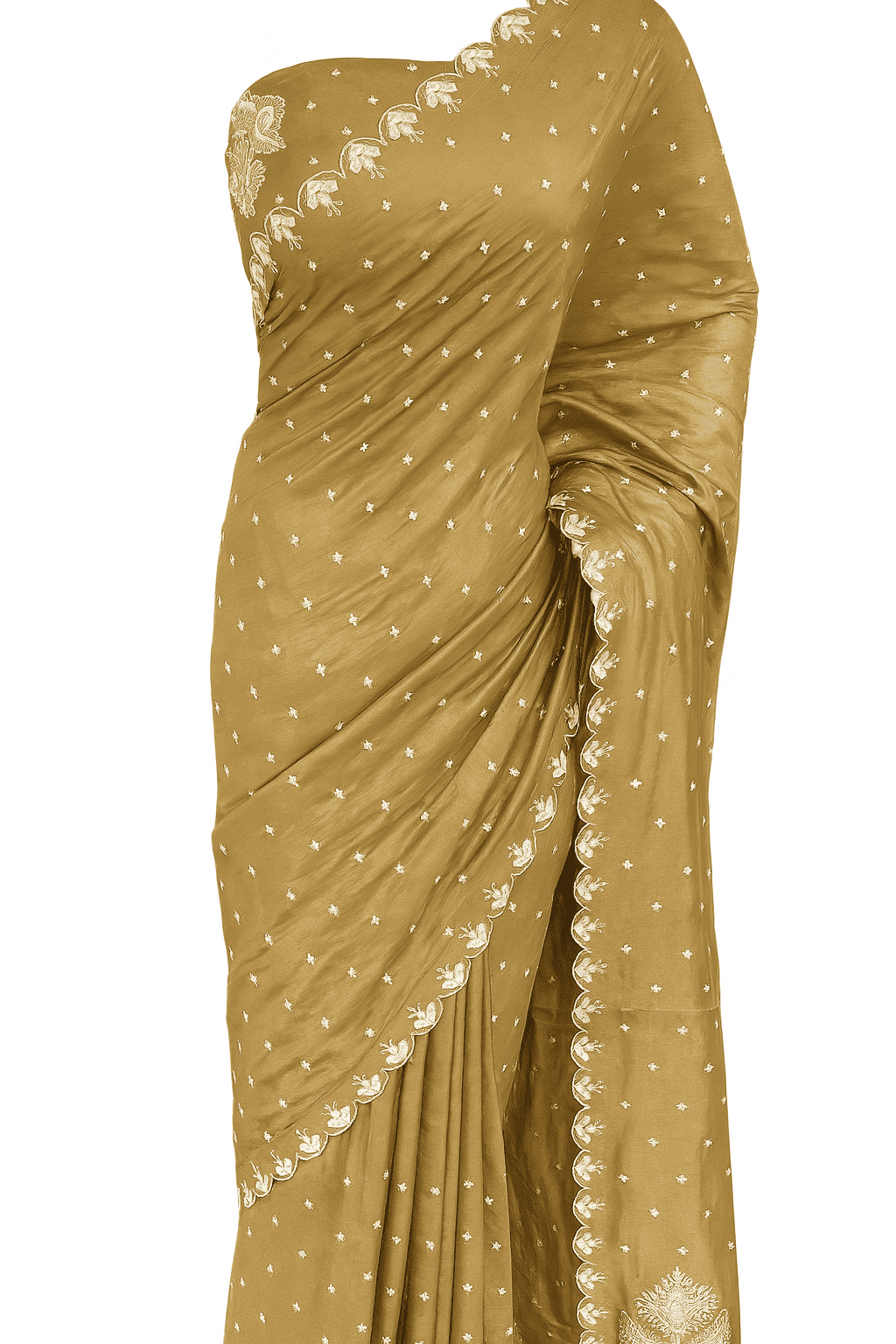 Saree with Kashmiri Style Thread
