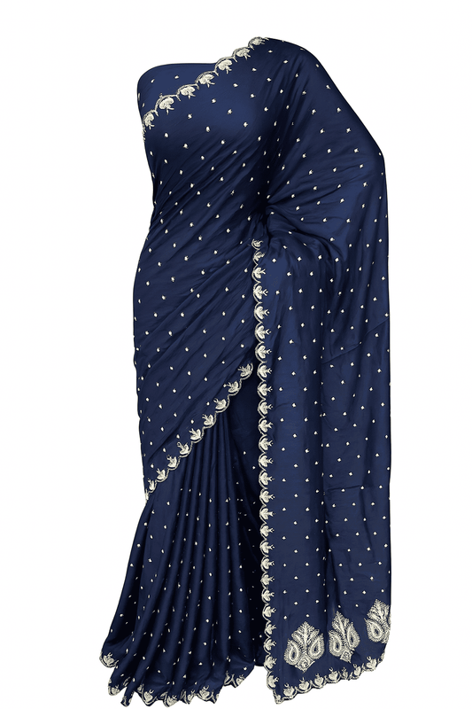 Saree with Kashmiri Style Thread