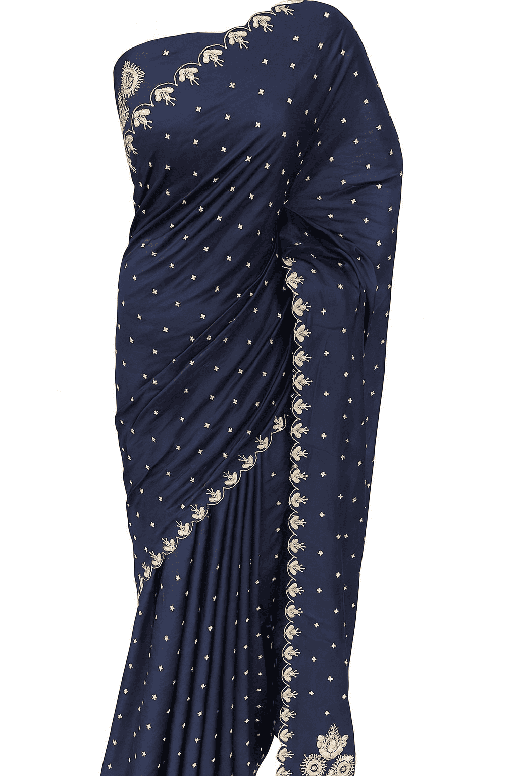 Saree with Kashmiri Style Thread