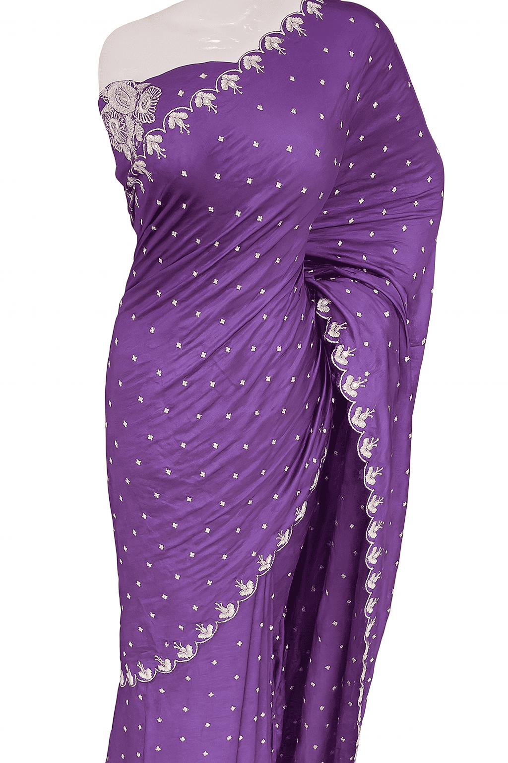 Saree with Kashmiri Style Thread