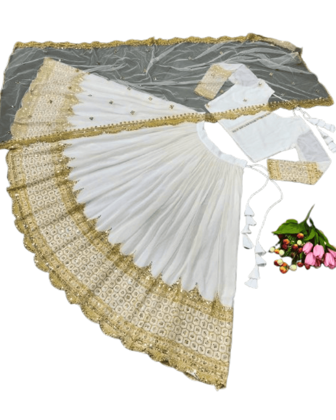Lehenga with Choli & Dupatta
