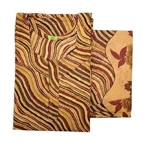 Pure Cotton Nighty with Dupatta Set – Batik Design Collection