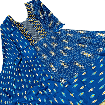 Anarkali Shawl Set – Heavy Cotton Flair Collection