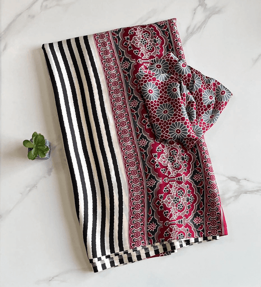 Premium Crepe Silk Saree – Designer Collection