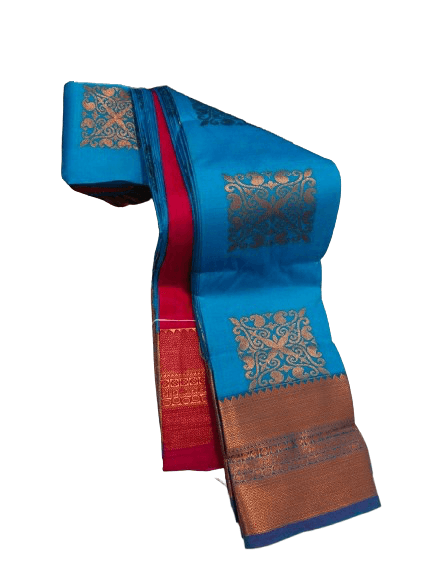 Arani Special Tana Soft Silk Saree – Grand Motif Weave with Contrast Pallu