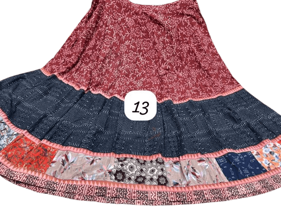 Ajrakh Elegance Skirt – 5 Meter Full Flair Collection
