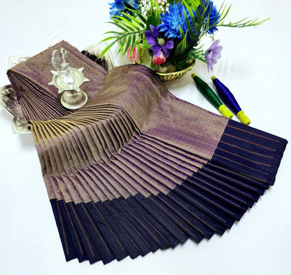 Grand Soft Silk Saree with Zari Pallu – Wedding & Party Wear