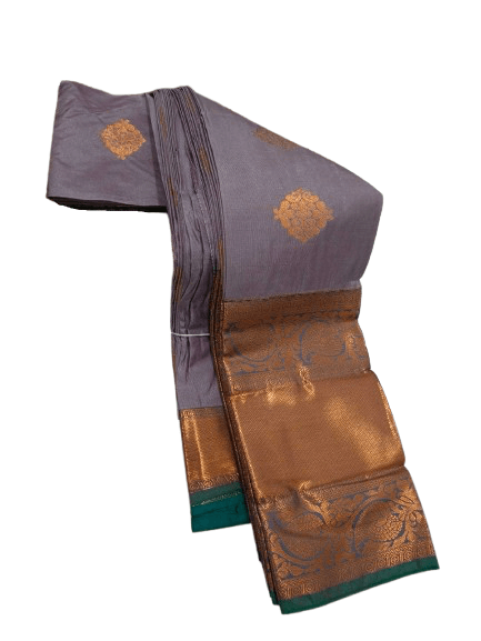 Arani Special Tana Soft Silk Saree – Grand Motif Weave with Contrast Pallu