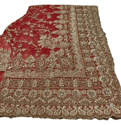 Twillnet Bridal Saree – Heavy Jarkan Glitter Collection