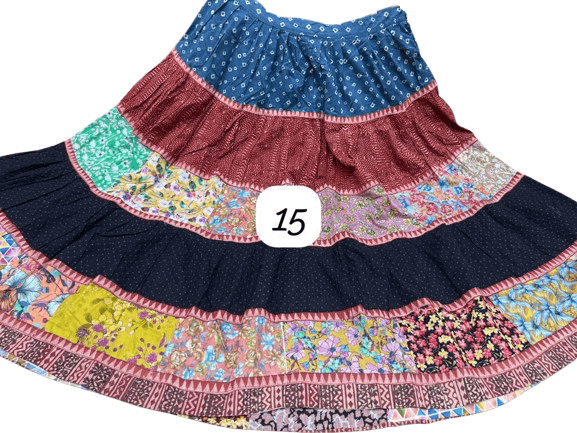 Ajrakh Elegance Skirt – 5 Meter Full Flair Collection
