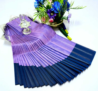 Grand Soft Silk Saree with Zari Pallu – Wedding & Party Wear