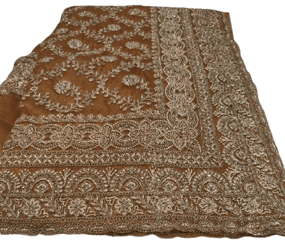 Twillnet Bridal Saree – Heavy Jarkan Glitter Collection