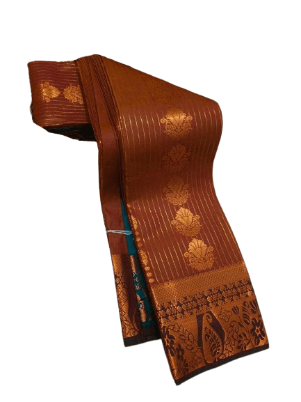 Arani Special Tana Soft Silk Saree – Grand Motif Weave with Contrast Pallu