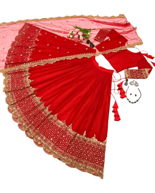 Lehenga with Choli & Dupatta