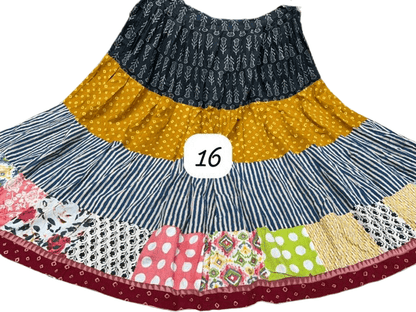 Ajrakh Elegance Skirt – 5 Meter Full Flair Collection