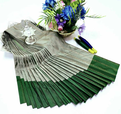 Grand Soft Silk Saree with Zari Pallu – Wedding & Party Wear