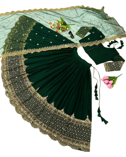 Lehenga with Choli & Dupatta