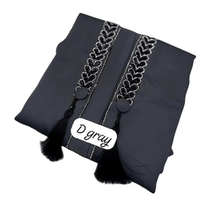 Diamond Chain Abaya – Front Open Luxury Collection