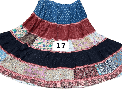 Ajrakh Elegance Skirt – 5 Meter Full Flair Collection